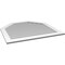 Ekena Millwork Octagonal Top Surface Mount PVC Gable Vent w/ 3-1/2"W x 1"P Standard Frame, 42"W x 40"H GVPOT42X4001SN - alternate 2